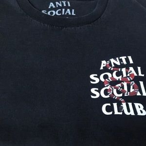 Anti Social Social Club snake t-shirt